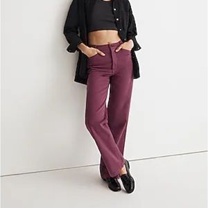Madewell Emmett 2.0 Wide-Leg Pants: Garment-Dyed Edition